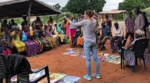 Nicole Ametsreiter in Ghana