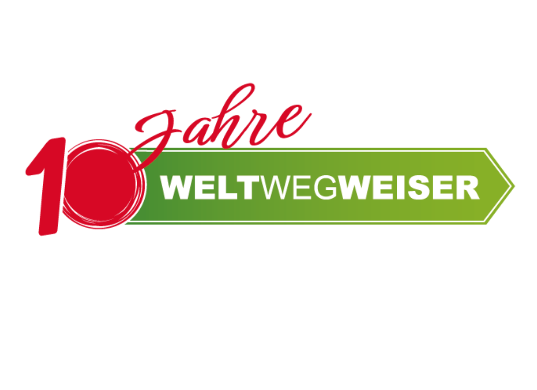ein weißer Hintergrund mit einem grün-roten Logo