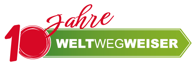 WWW_Logo_10Jahre_gross_quer_PNG ein weißer Hintergrund mit einem grün-roten Logo